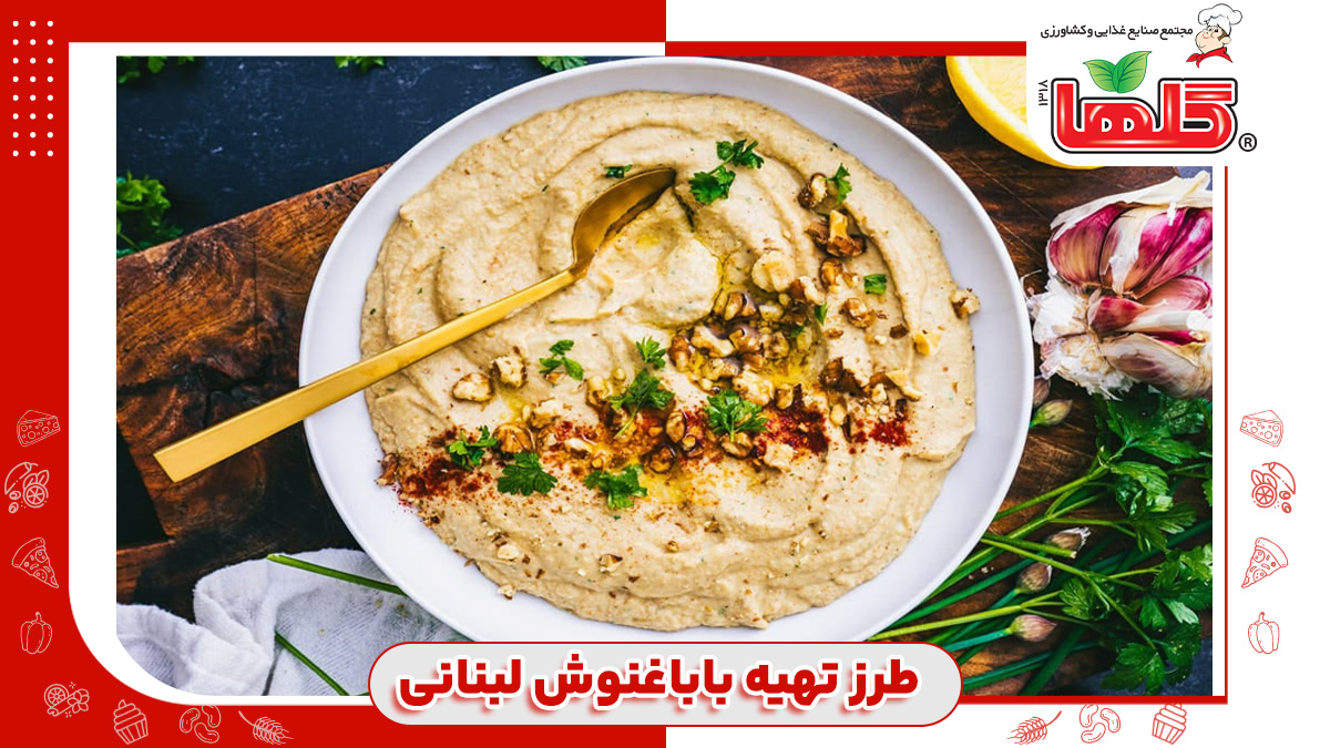 طرز تهیه بابا غنوش لبنانی